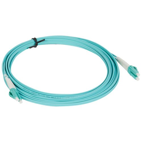 LEGRAND-032637 LEGRAND patch kábel optika OM4 multimódusú LC/LC duplex 50/125um LSZH (LSOH) kék 5 méter LCS3