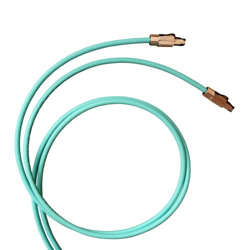 LEGRAND-033703 LEGRAND patch kábel RJ45-RJ45 Cat8 árnyékolt (S/FTP) LSZH (LSOH) 2 méter türkíz LCS3
