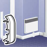 LEGRAND-033744 DLP padlószegély végzáró 80x20 csatornához