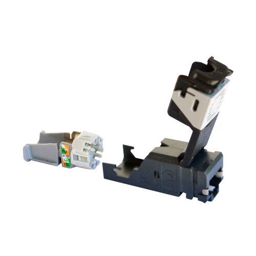 LEGRAND-033754 LEGRAND RJ45 patch port Cat5e árnyékolt (FTP) 6 portos készlet 100MHz 1Gigabit LCS3