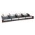 LEGRAND-033761 LEGRAND patch panel 19''-1U 24xRJ45 Cat6 árnyékolt (FTP) 6xRJ45 kazettás/LCS3 gyorscsatlakozós portok egyenes 250MHz 1Gigabit