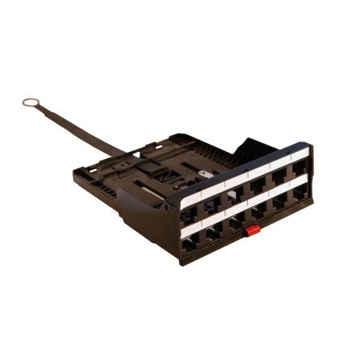 LEGRAND-033795 LEGRAND üres patch kazetta 12xRJ45 LCS3 port fogadására Cat5e..Cat6A