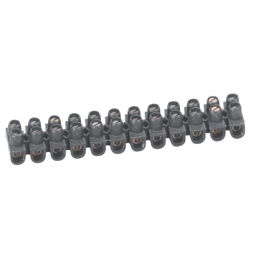 LEGRAND-034211 Nylbloc sorkapocs 4mm2 12 részes fekete max24A