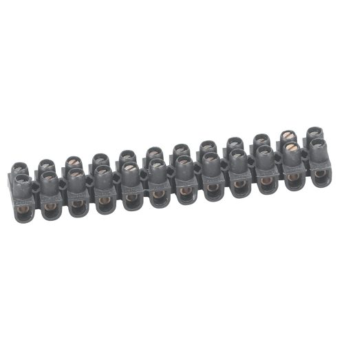LEGRAND-034215 Nylbloc sorkapocs 10mm2 12 részes fekete max57A