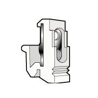 LEGRAND-036459 Altis Fixocap G sínekre, M5 csavarhoz