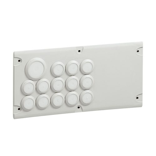 LEGRAND-036495 Cabstop 14 bemenetes + tartalék kábelbevezető lap