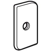 LEGRAND-036760 Csavaros adapter C profilú sínekhez, csavaros anya 6x10 CBL