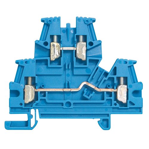 LEGRAND-037108 Viking3 nulla 4mm2 sorkapocs kék 2 emeletes csavarral 