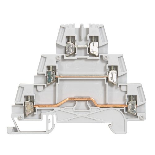 LEGRAND-037151 Viking3 fázis 2,5mm2 iniciátor sorkapocs szürke 3 emeletes csavarral 