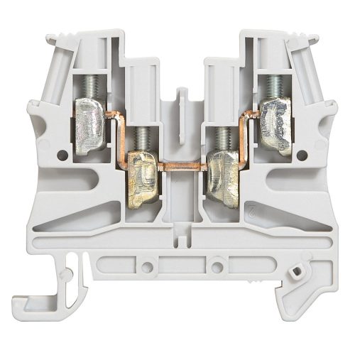 LEGRAND-037169 Viking3 fázis 4mm2 2-2 be-/kimenet sorkapocs szürke 1 emeletes csavarral 
