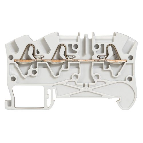 LEGRAND-037240 Viking3 fázissorkapocs 2,5mm2 3 vezetékes 1-2 be/kiment,szürke 1 emeletes rugós