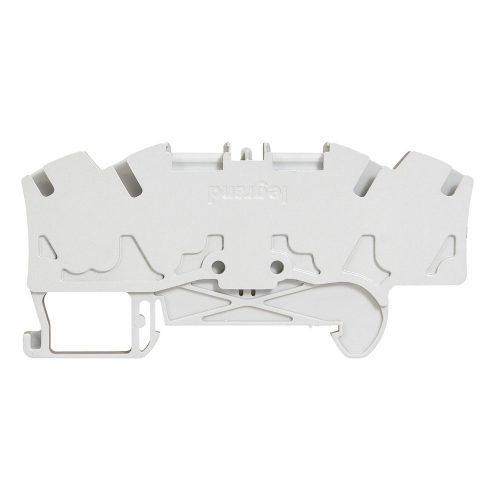 LEGRAND-037269 Viking3 fázissorkapocs 4mm2 4 vezetékes,2-2 be/kiment,szürke 1 emeletes rugós
