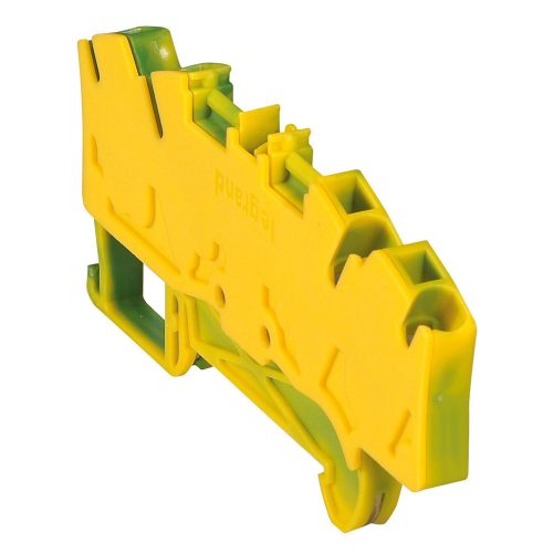 LEGRAND-037279 Viking3 védőföldsorkapocs 4mm2 4 vezetékes, 2-2 be/kimenet fémtalap 1 em. rugós