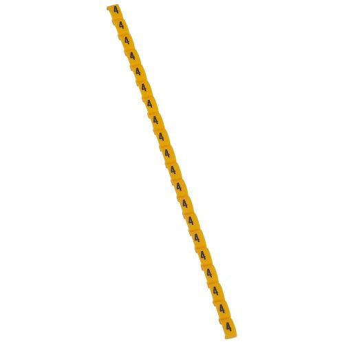 LEGRAND-038404 Duplix 4 jelölő sárga