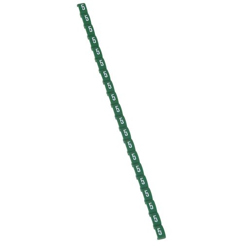 LEGRAND-038405 Duplix 5 jelölő zöld