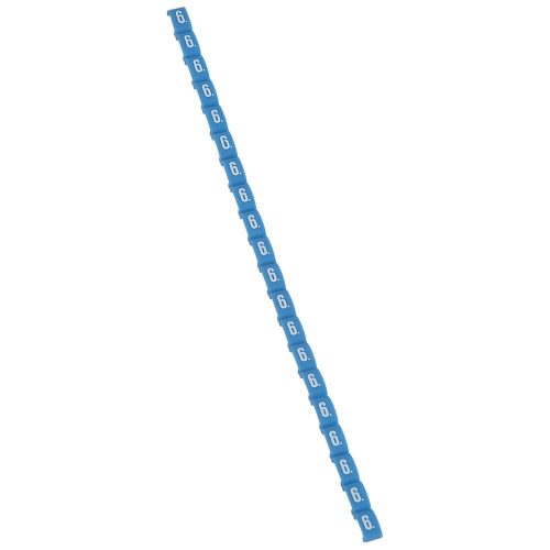 LEGRAND-038406 Duplix 6 jelölő kék