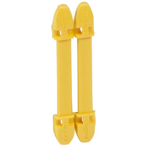 LEGRAND-038454 Duplix 7 karakter tartó sárga