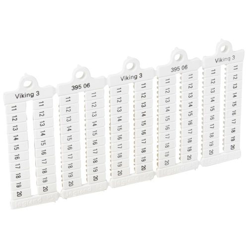LEGRAND-039506 Viking3 jelölő 11-20 vízszintes 5mm széles