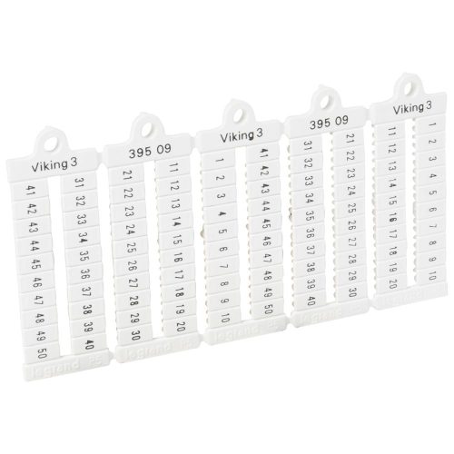 LEGRAND-039509 Viking3 jelölő 1-50 vízszintes 5mm széles