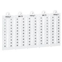 LEGRAND-039510 Viking3 jelölő 1-100 vízszintes 5mm széles