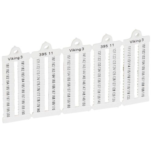 LEGRAND-039511 Viking3 jelölő 101-200 vízszintes 5mm széles