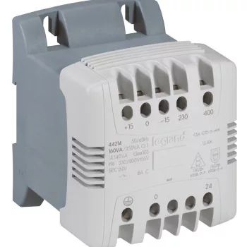   LEGRAND-044214 Legrand vez. és bizt. transzformátor 230/24V 160VA