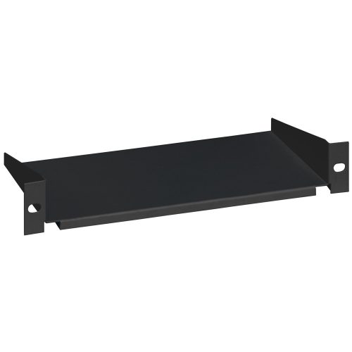 LEGRAND-046223 LEGRAND tálca fix 1U-10" 2 ponton rögzíthető csavarral MÉLY: 120 MAX: 10 kg fekete LCS2