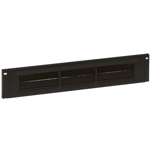LEGRAND-046529 LEGRAND vízszintes rendezők 2U-19" gyorspánttal rögzítés átmenő kivágásokkal (kétirányú) műanyag LCS3