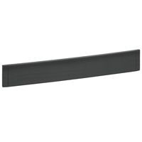 LEGRAND-046533 LEGRAND előlap műanyag tömör 2U-19" gyorspántos rögzítés fekete LCS3