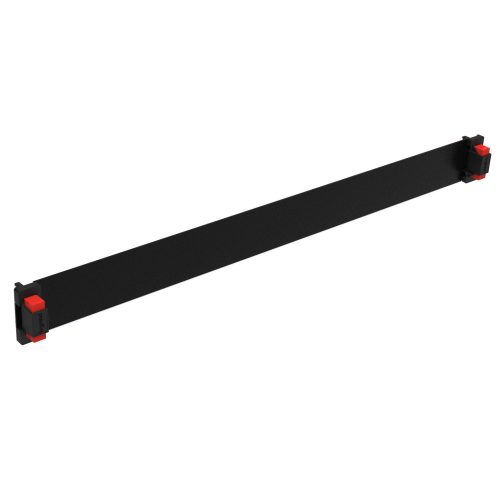 LEGRAND-046538 LEGRAND előlap acél tömör 1U-19" gyorspántos rögzítés fekete LCS2