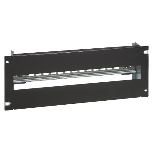 LEGRAND-046546 LEGRAND kalapsínes szerelőlap 4U-19" 24 modul széles fekete LCS3