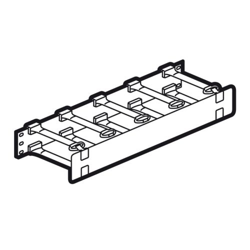 LEGRAND-046571 LEGRAND vízszintes rendezők 2U-19" zárt fedéllel acél vízszintes irányú LCS2RACK