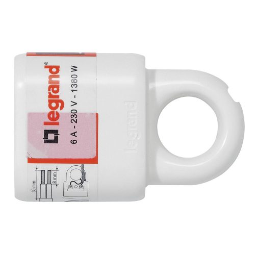 LEGRAND-050166 2P csatlakozóaljzat 6A, fehér műanyag