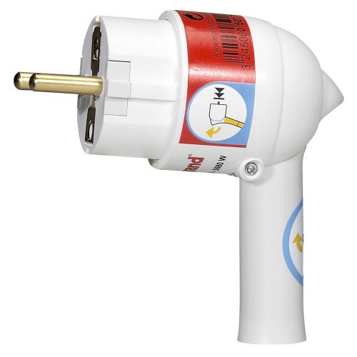 LEGRAND-050175 Földelt csatlakozódugó kiemelőkarral, fehér