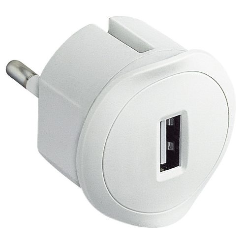 LEGRAND-050680 USB-s csatlakozódugó 1,5A - 5V, fehér
