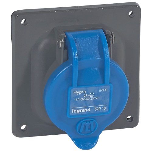 LEGRAND-052018 Hypra Dafbem-162k06 230V~ IP44 rögzíthető aljzat