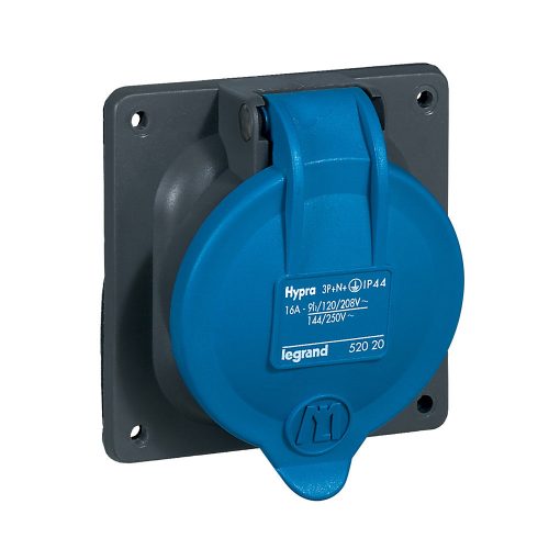 LEGRAND-052020 Hypra beépíthető aljzat 3P+N+E 16A 250V IP44