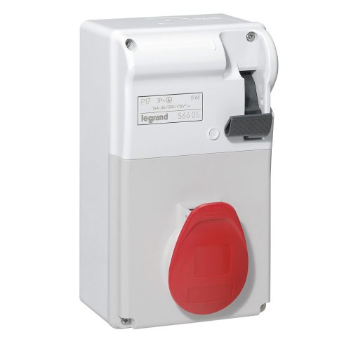 LEGRAND-056605 P17 Tempra Dafrkr-163k06 m 400V IP44 reteszelt aljzat