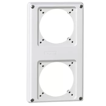   LEGRAND-057713 P17 Tempra kompakt előlap 2 férőhelyes, 16A