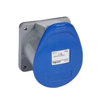   LEGRAND-058054 P17 Tempra Dafbc-322k06m 230V IP44 egyenes aljzat