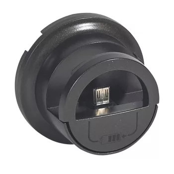   LEGRAND Céliane micro USB dokkolós töltőaljzat burkolat,grafit