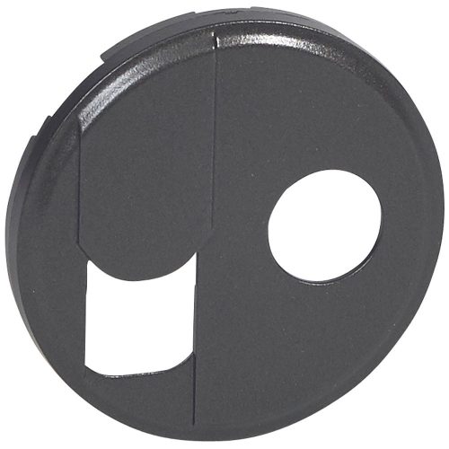 LEGRAND-067939 Céliane RJ 45 + TV aljzat burkolat, grafit