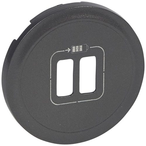 LEGRAND-067956 Céliane 2xUSB töltőaljzat burkolat, grafit