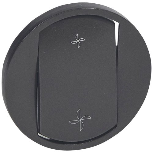 LEGRAND-067961 Céliane 2 fokozatú ventillátor vezérlő burkolat, grafit