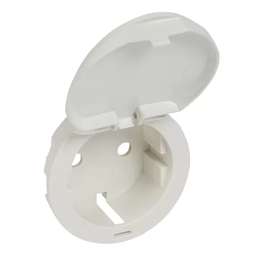 LEGRAND-068140 Céliane 2P+F csatlakozóaljzat burkolat, csapófedeles, fehér