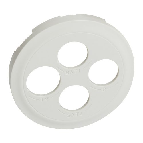 LEGRAND-068230 Céliane TV-R-SAT-SAT burkolat, fehér