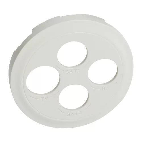 LEGRAND Céliane TV-R-SAT-SAT burkolat, fehér