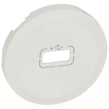 LEGRAND Céliane USB burkolat, fehér