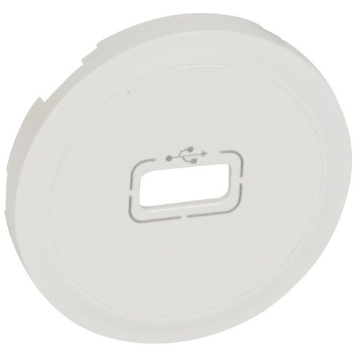 LEGRAND-068253 Céliane USB burkolat, fehér