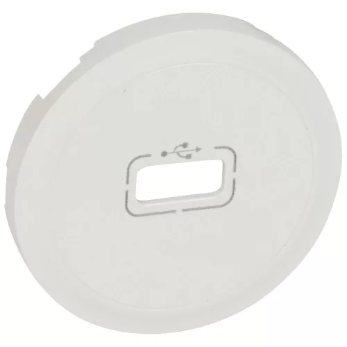 LEGRAND Céliane USB burkolat, fehér
